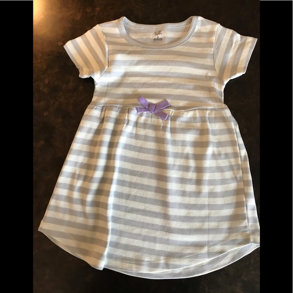 ORGANIC Cotton NWOT Baby Dress TOUCHED BY NATURE - Picture 1 of 3